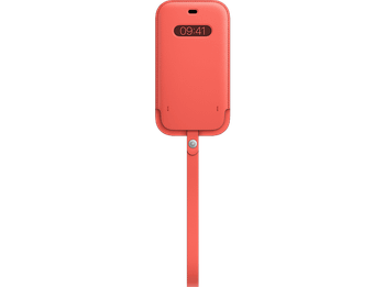 Apple MagSafe funda integral, De piel, Para iPhone 12 y Pro, Pomelo rosa