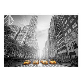 Papel Pintado 3d - New York - Yellow Taxis (350x245 Cm)