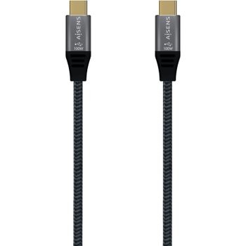 Aisens Cable USB 3.1 Tipo C Macho/Macho 1m Gris