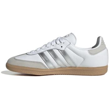 adidas Deportivas Moda Samba OG Cloud White Silver Metallic Grey One para mujer