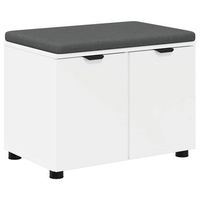 banco de entrada 60 x 38 x 46 cm madera ingenierizada y tela vidaxl