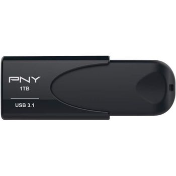 PNY Attaché 4 Memoria USB tipo A 3.2 Gen 1 (3.1 Gen 1) 1TB Negro