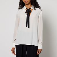 max mara studio ubicato silk blouse - 10
