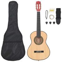 set de guitarra clsica para nios principiantes 8 pzas 12 34l