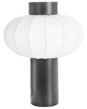 Lámpara de mesa  madera negro