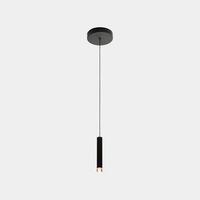 leds c4 colgante candle xs 1 body surface led 41 blanco calido - 2700k on-off negro 154lm