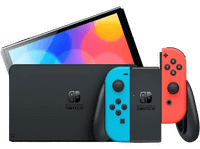 consola - nintendo switch oled 7 joy-con 64 gb azul y rojo neon