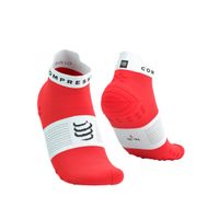 calcetines compressport pro racing v40 run low rojo blanco talla talla 1