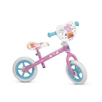 Bicicleta Sin Pedales Peppa Pig Rosa 10