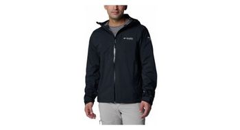 Chaqueta impermeable columbia ampli dry ii negra