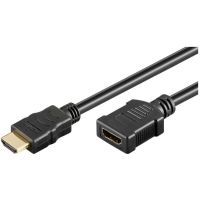 goobay cable de extension hdmi ethernet machohembra 5m negro