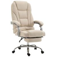 silla de oficina pacific en tela crema 64x68x118 cm clp