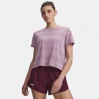 under armour velociti  camiseta de running mujeres - malva