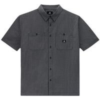 converse camisa manga corta plaid para hombre