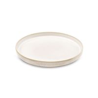 6 platos de postre 21 cm gres beige