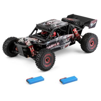 Wltoys 124016 V8 1/12 4WD 2.4G coche RC camión desértico sin escobillas vehículo off-road modelos alta velocidad 75 km/h
