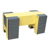 set figuras n1 2 asientos y rectangulo - amarillogris 60 cm