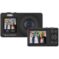 camara compacta sunstech dcam4825 5mp zoom digital 18x usb-c negra