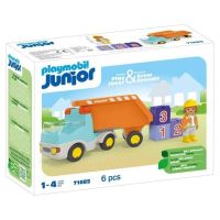 playmobil junior camion banera 71685 10 piezas