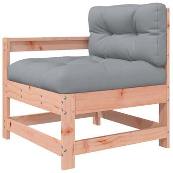 Sillón De Jardín | Silla De Jardín | Silla De Exterior Con Cojines Madera Maciza De Abeto Douglas