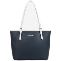 lancaster bolsa bolso tote hombro con cremallera m smooth azul oscuro - crudo para mujer