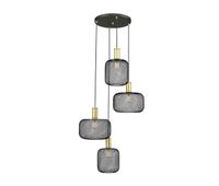 lampara de techo metal color negro serie osiris 58cm