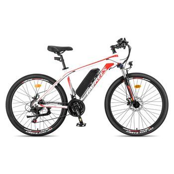 Bicicleta De Montaña Eléctrica Fafrees 26 Hailong One, Shimano 21 Velocidades, Color Blanco