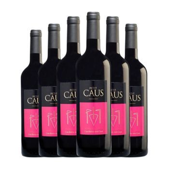 Can Ràfols Vino Tinto Petit Caus Negre Collita Penedès Joven 75 Cl 12.5% Vol. (pack De 6 Unidades)
