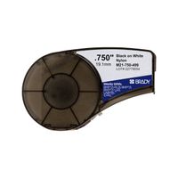 brady m21-750-499 cinta nylon negro sobre blanco 191mm x 488m original