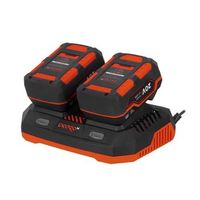 dnipro-m kit 2 baterias 20v 4ah bp-240  cargador fc-230  pack pro dm20  autonomia maxima para herramientas inalambricas