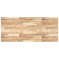 encimera tocador de bano madera acacia sin tratar 120x60x2 cm vidaxl