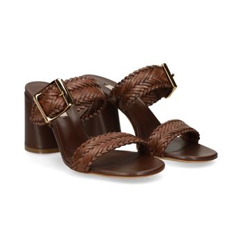 Casadei Sandalias Con Tacón Mujer - Marrón Talla 40