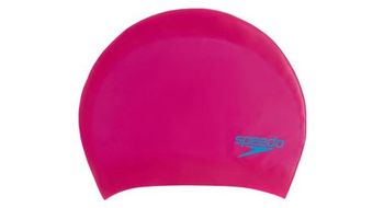 Gorro de natacion junior para pelo largo rosa azul