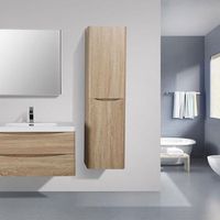 mueble auxiliar suspendido 150 cm piacenza -  roble claro