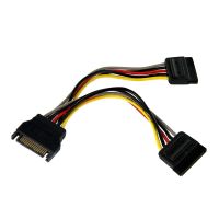 startech cable adaptador bifurcador divisor splitter de alimentacion sata de 015m 2x hembra