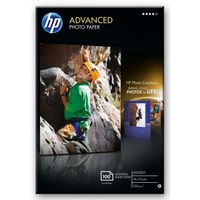 hp papel fotografico con brillo hp advanced 100 hojas10 x 15 cm sin bordes