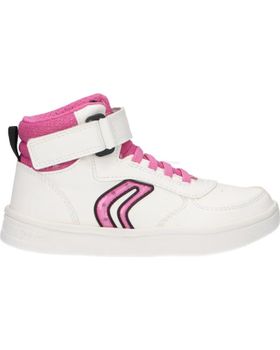 de GEOX J264MC 0BCEW J DJROCK GIRL C0563 WHITE-FUCHSIA