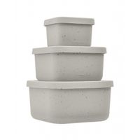 juego de fiambreras 3 uds platinum silicone sand