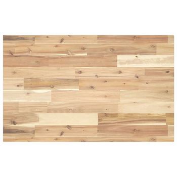 Tablero De Mesa Rectangular Madera Maciza Acacia 120x50x4 Cm Vidaxl