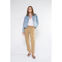 le temps des cerises pantalones pantalones cargo jow para mujer