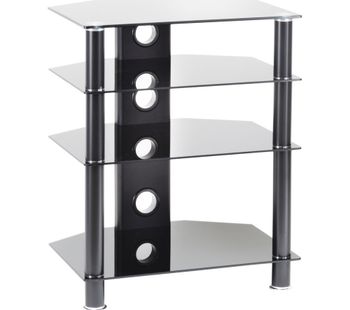 TTAP Classik 600 mm HiFi Stand - Black, Black