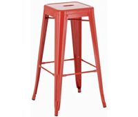 taburete industrial joshua de metal pulverizado 43x43x77 cm