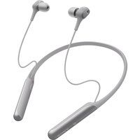 sony wi-c600n wireless bluetooth noise-cancelling earphones - grey grey
