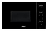 horno microondas integrable teka ml 825 cristal negro 25 litros con grill negro