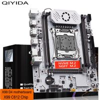 placa base qiyida x99 d4 tpm20 lga 2011 3 con ranura m2 compatible con memoria ddr4 x99 c612chip sata30 usb30 pci16x