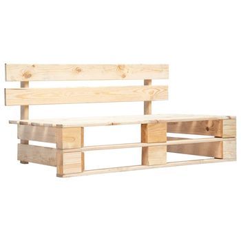 Banco De Palés Para Jardín Madera Vidaxl