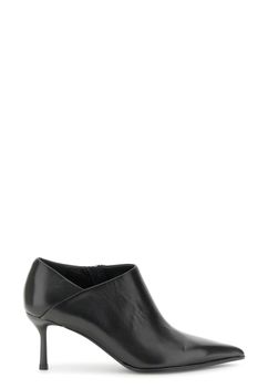 botines de piel napa black 41
