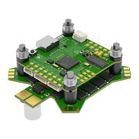 controlador de vuelo iflight blitz f745 de 305305mm e55 55a blheli32 32bits 4in1 pila de esc brushless para drones d