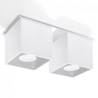 plafon con dos puntos de luz quad