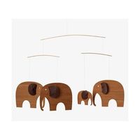 fiesta movil de elefante de teca